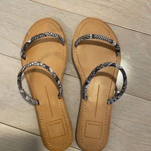 Dolce Vita snakeskin slides.  Good condition, see pictures.  Size 8.5.